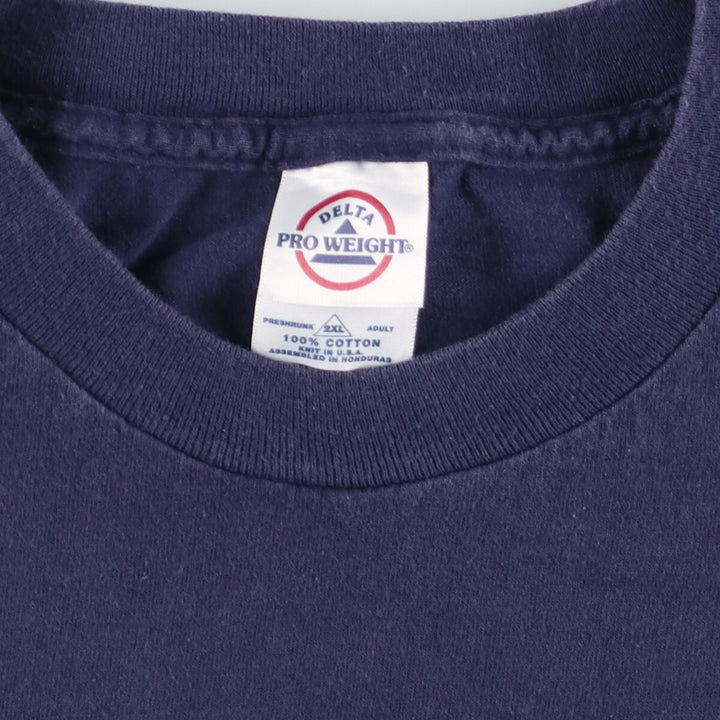 ~00'S DELTA Back Print Advertising T-Shirt Men's XXL /eaa442502