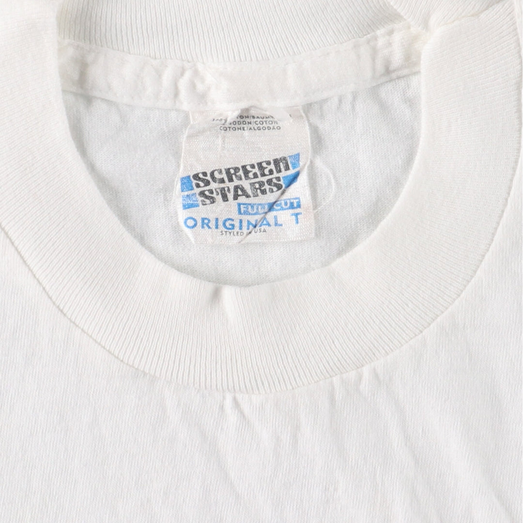 90'S SCREEN STARS Printed T-shirt Made in USA Men's L Vintage /eaa442541