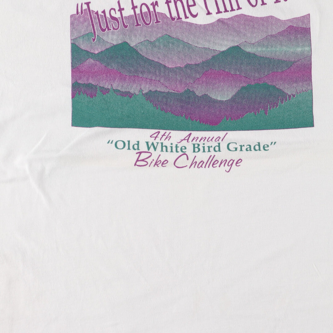 90'S Hanes BEEFY-T Blue Tag Printed T-Shirt Made in USA Men's XL Vintage /eaa442546