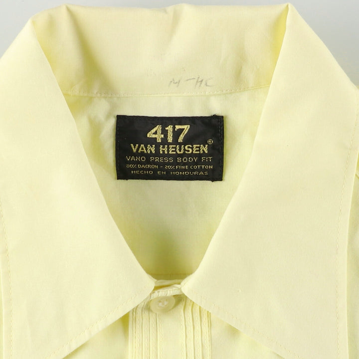 70'S VAN HEUSEN Short Sleeve Mexican Shirt Cuban Shirt Men's M Vintage /eaa442581