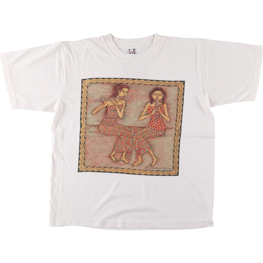 BALI PRIMITIVE Art T-shirt Men's M /eaa442599