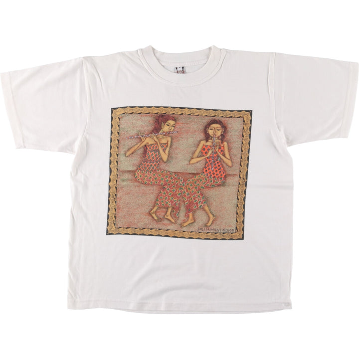 BALI PRIMITIVE Art T-shirt Men's M /eaa442599