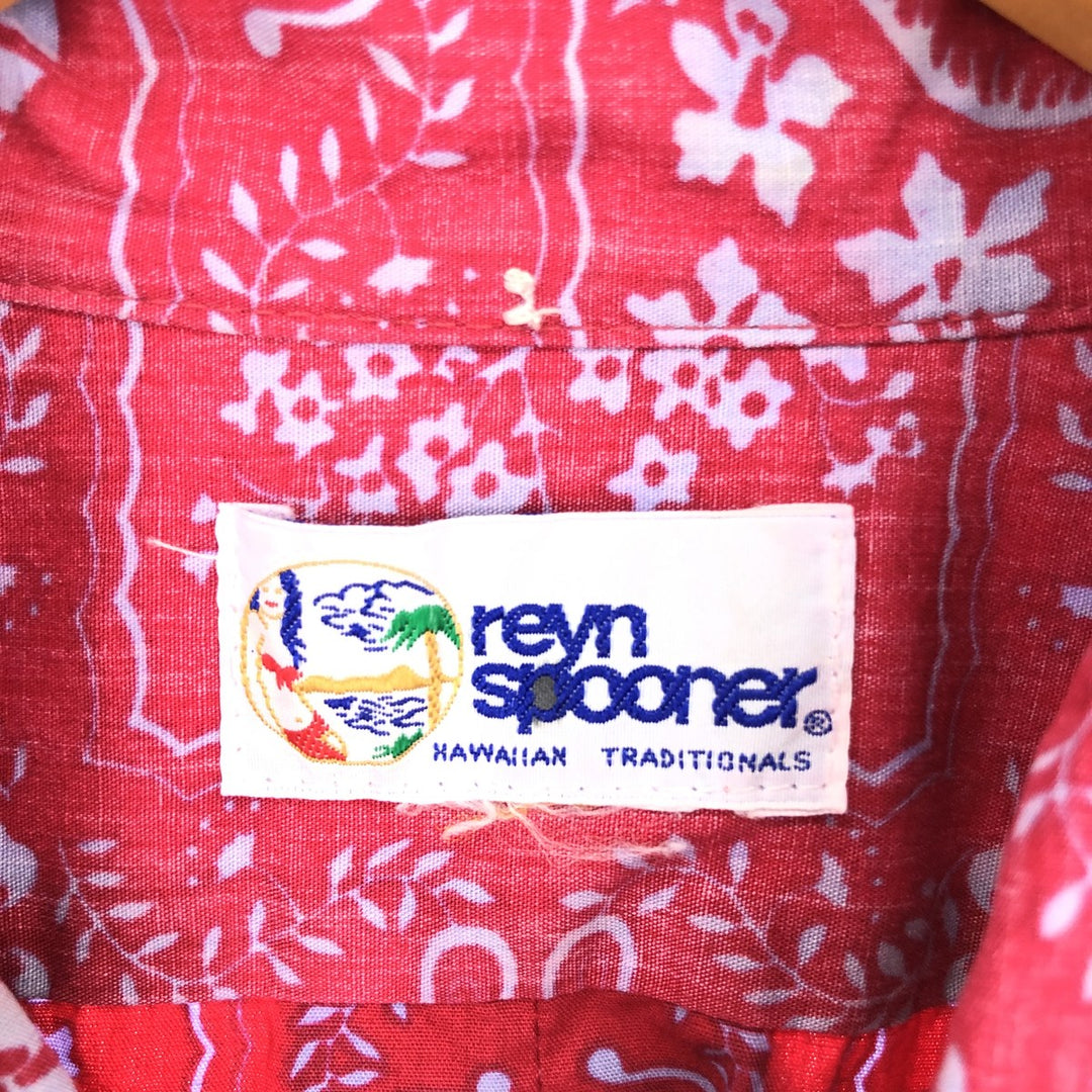 90'S Reyn Spooner Swimsuit Tag Bikini Tag All-Over Print Button-Down Hawaiian Aloha Shirt Men's XL Vintage /eaa442648