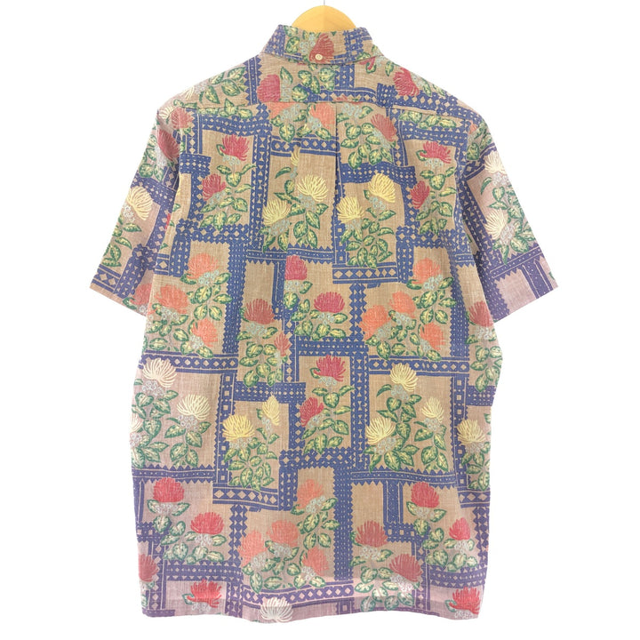 Reyn Spooner ART OF EDDY Y All-over Print Pullover Button-Down Hawaiian Aloha Shirt Men's S /eaa442698