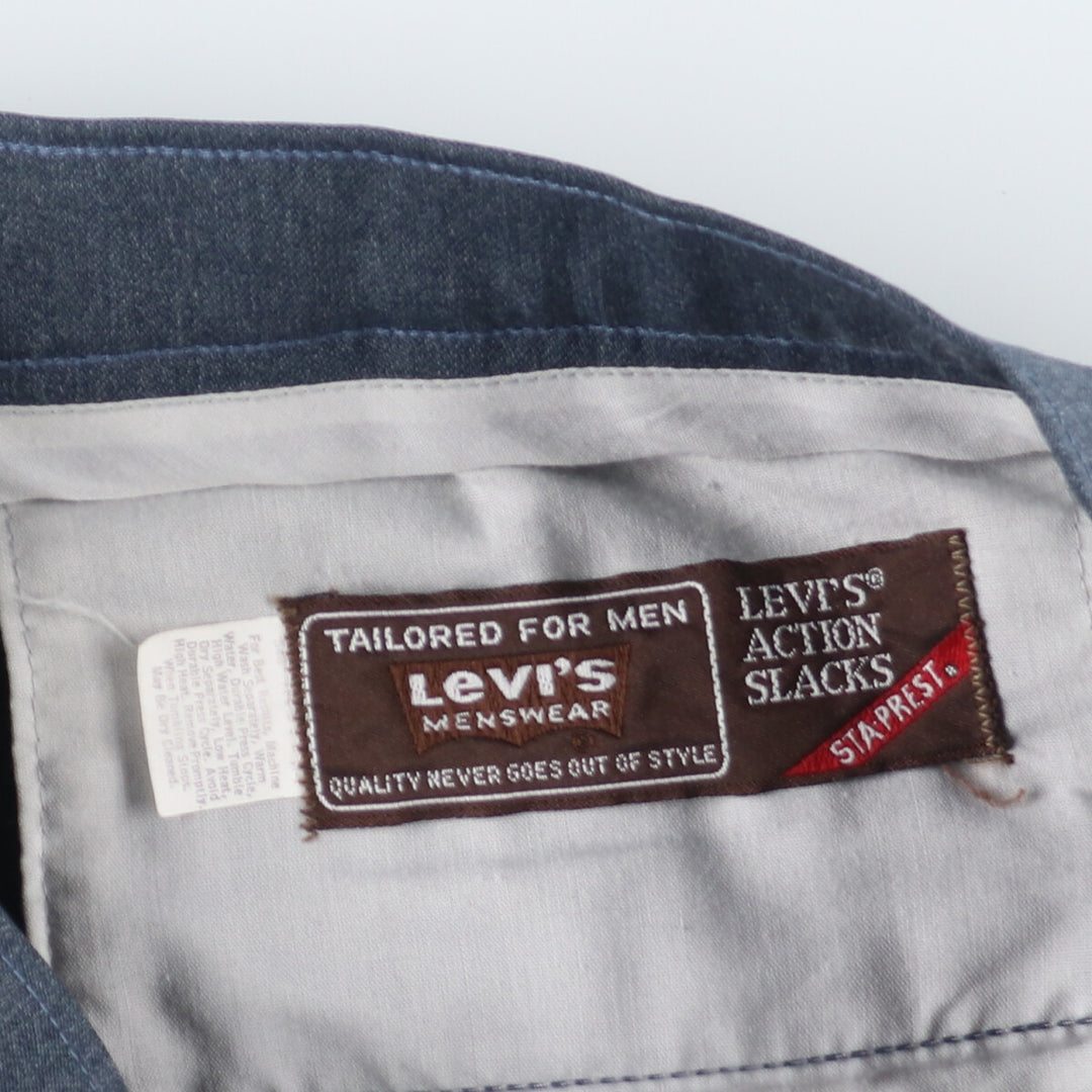 80's Levi's ACTION SLACKS STA-PREST Sta-Prest slacks pants men's w31 vintage /eaa442728