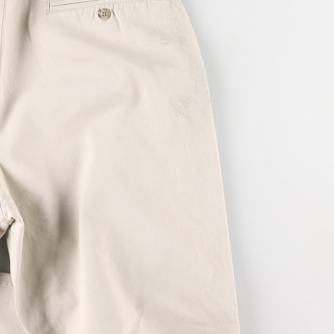 Eddie Bauer Relaxed Fit Chino Pants for Men, W35 cotton white type Vintage Second Hand