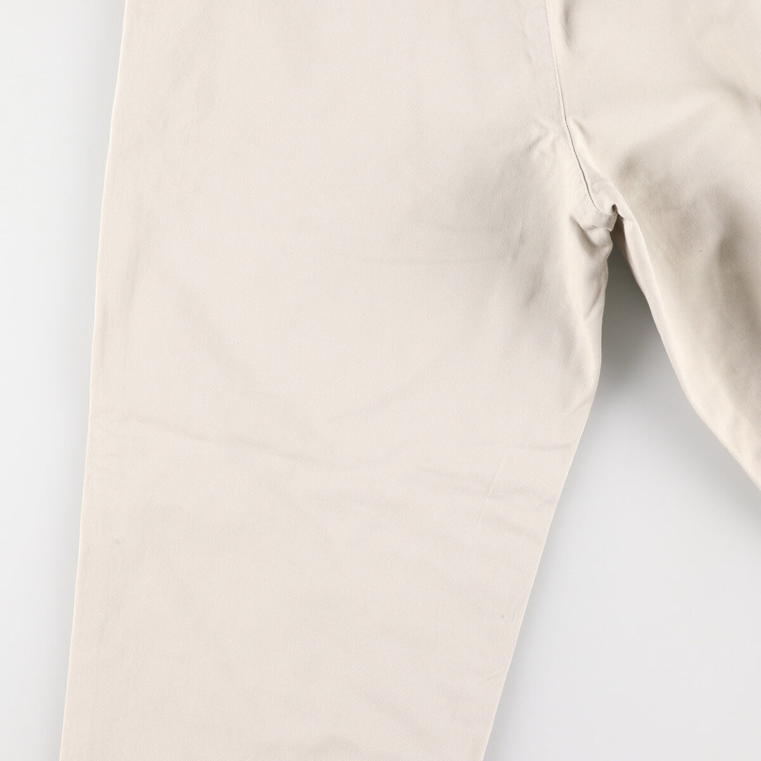 Eddie Bauer Relaxed Fit Chino Pants for Men, W35 cotton white type Vintage Second Hand