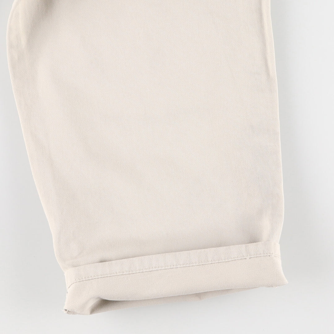 Eddie Bauer Relaxed Fit Chino Pants for Men, W35 cotton white type Vintage Second Hand