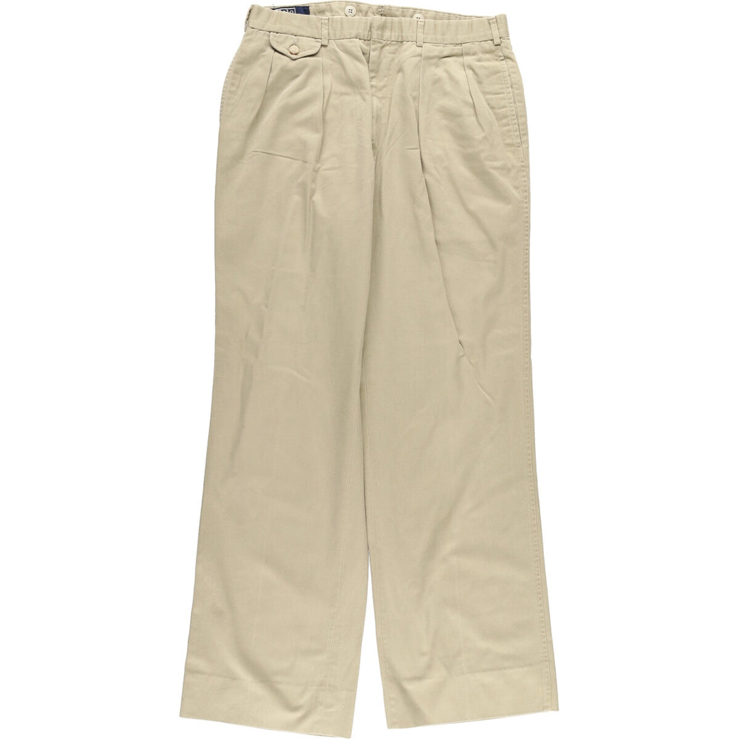 Ralph Lauren POLO by Ralph Lauren Two-pleat Chino Pants for Men, W32 equivalent / eaa442788