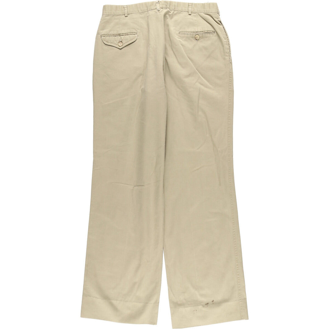 Ralph Lauren POLO by Ralph Lauren Two-pleat Chino Pants for Men, W32 equivalent / eaa442788