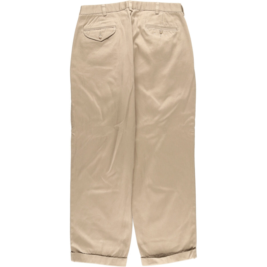 Ralph Lauren POLO by Ralph Lauren HAMMOND PANT, two-pleat chino pants, men's size W34 / eaa442790