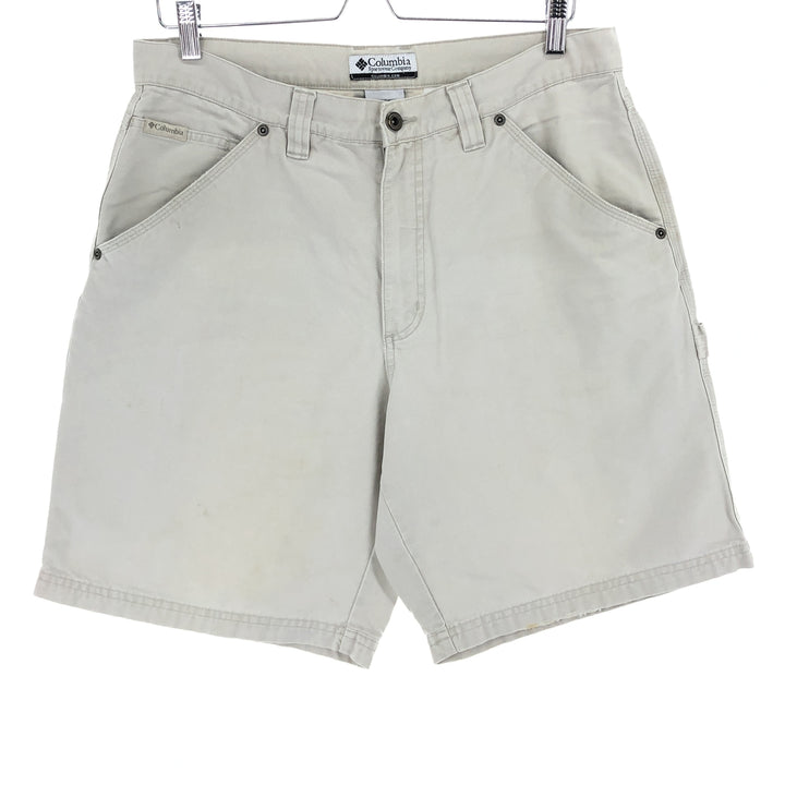 00'S Columbia Duck Painter Shorts Shorts Men's W34 cotton Beige type Vintage Second Hand