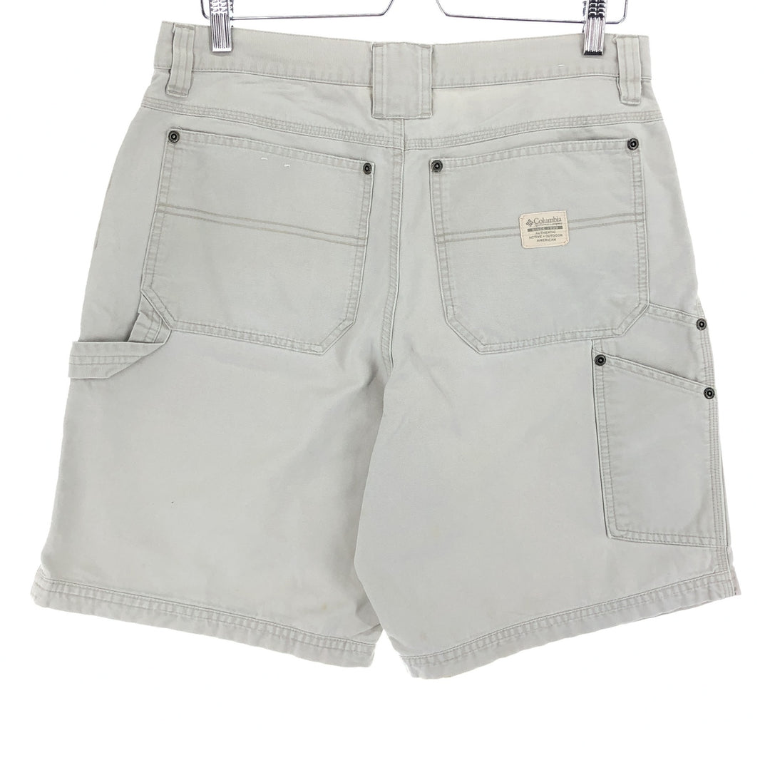 00'S Columbia Duck Painter Shorts Shorts Men's W34 cotton Beige type Vintage Second Hand