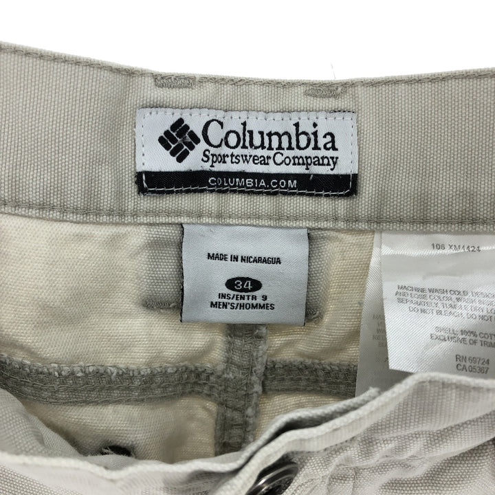 00'S Columbia Duck Painter Shorts Shorts Men's W34 cotton Beige type Vintage Second Hand