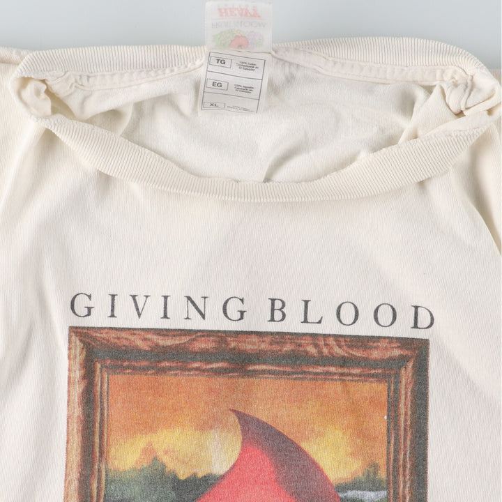 00'S Fruit of the Loom Art T-shirt Men's XL /eaa442811