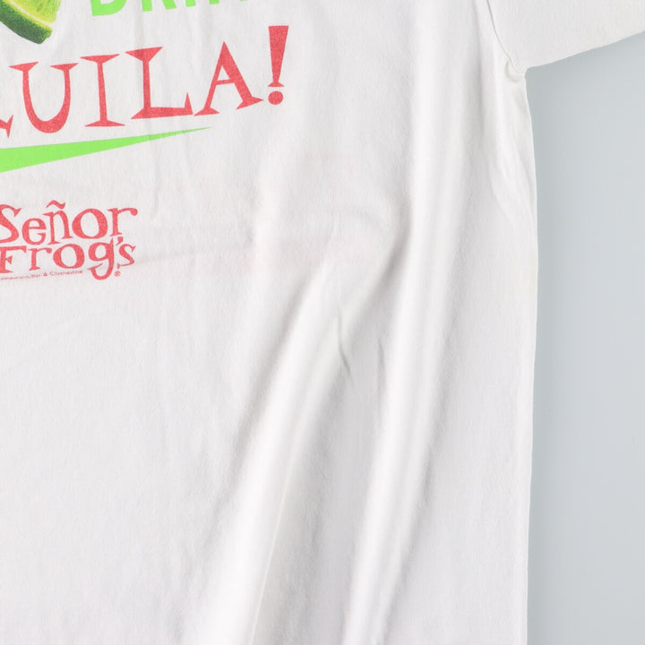00'S SENOR FROG'S Advertising T-shirt Men's XL /eaa442825