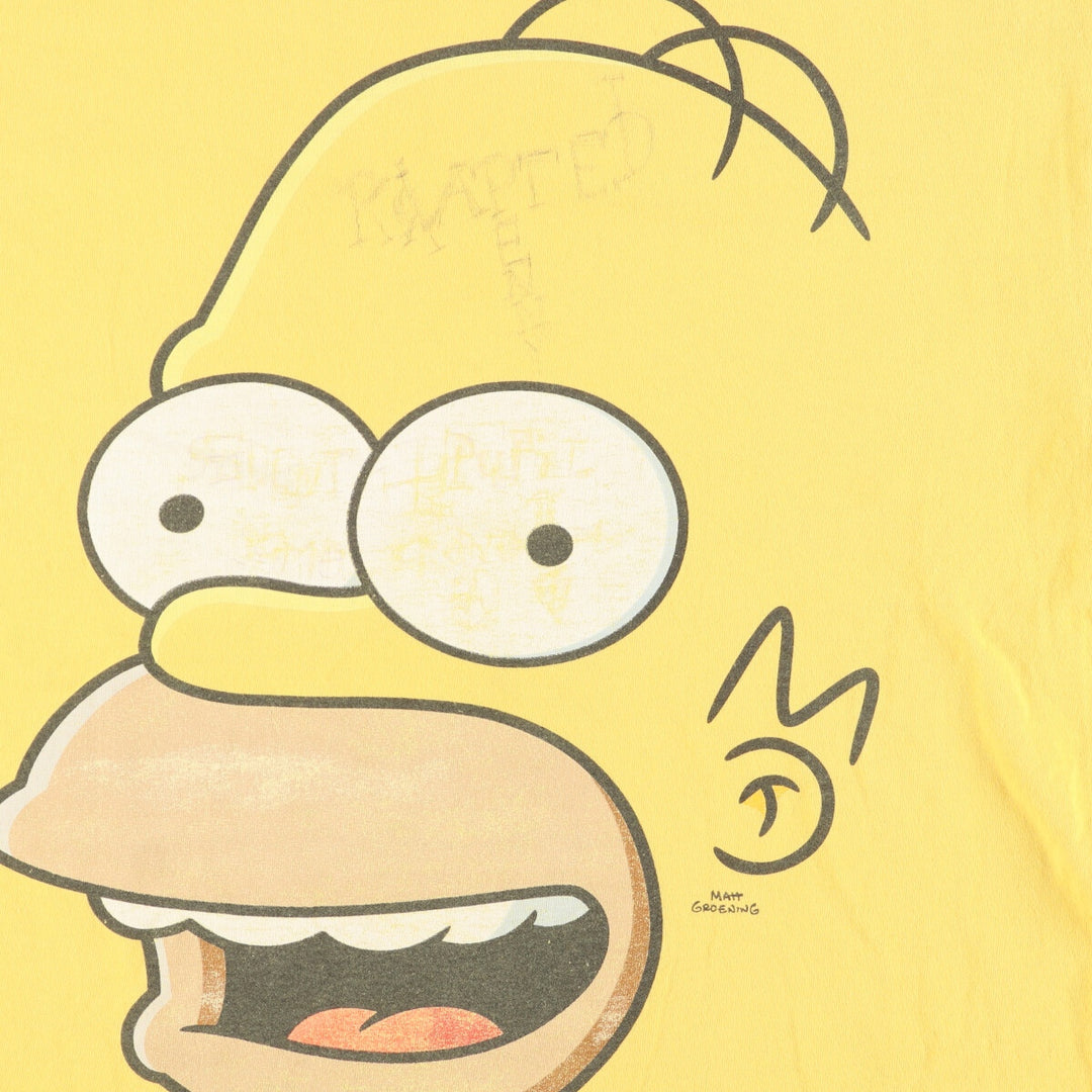 UNIVERSAL STUDIOS THE SIMPSONS The Simpsons Large Print Character Print T-Shirt Men's L /eaa442923