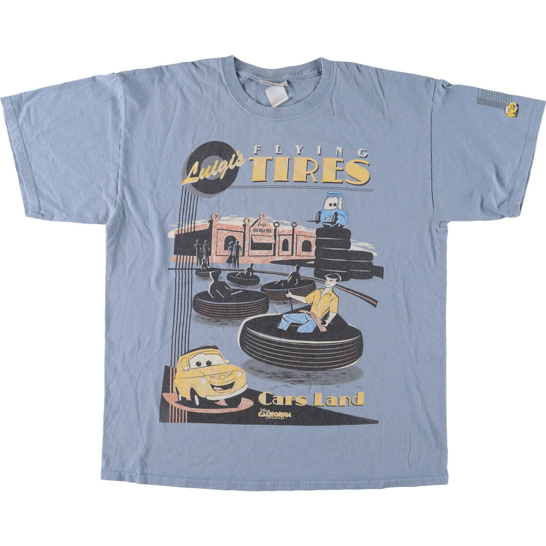 DISNEY PARKS Cars Land Character Print T-Shirt Men's L /eaa442935