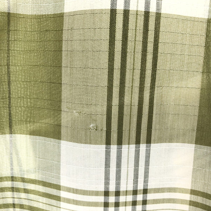 60's Arrow Check Pattern Short Sleeve Open Collar Shirt Made in USA Men's M Vintage /eaa443003