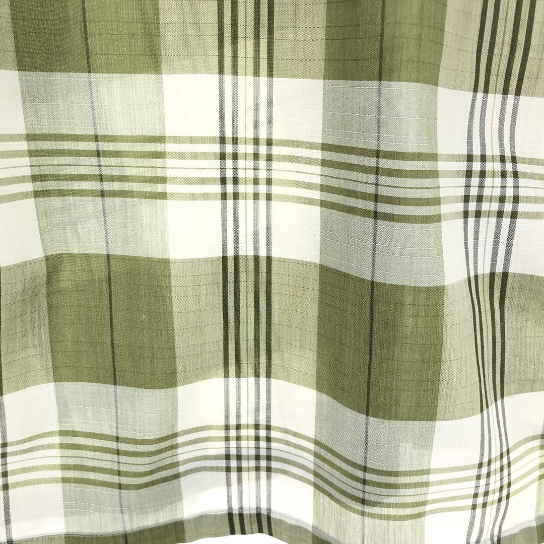 60's Arrow Check Pattern Short Sleeve Open Collar Shirt Made in USA Men's M Vintage /eaa443003