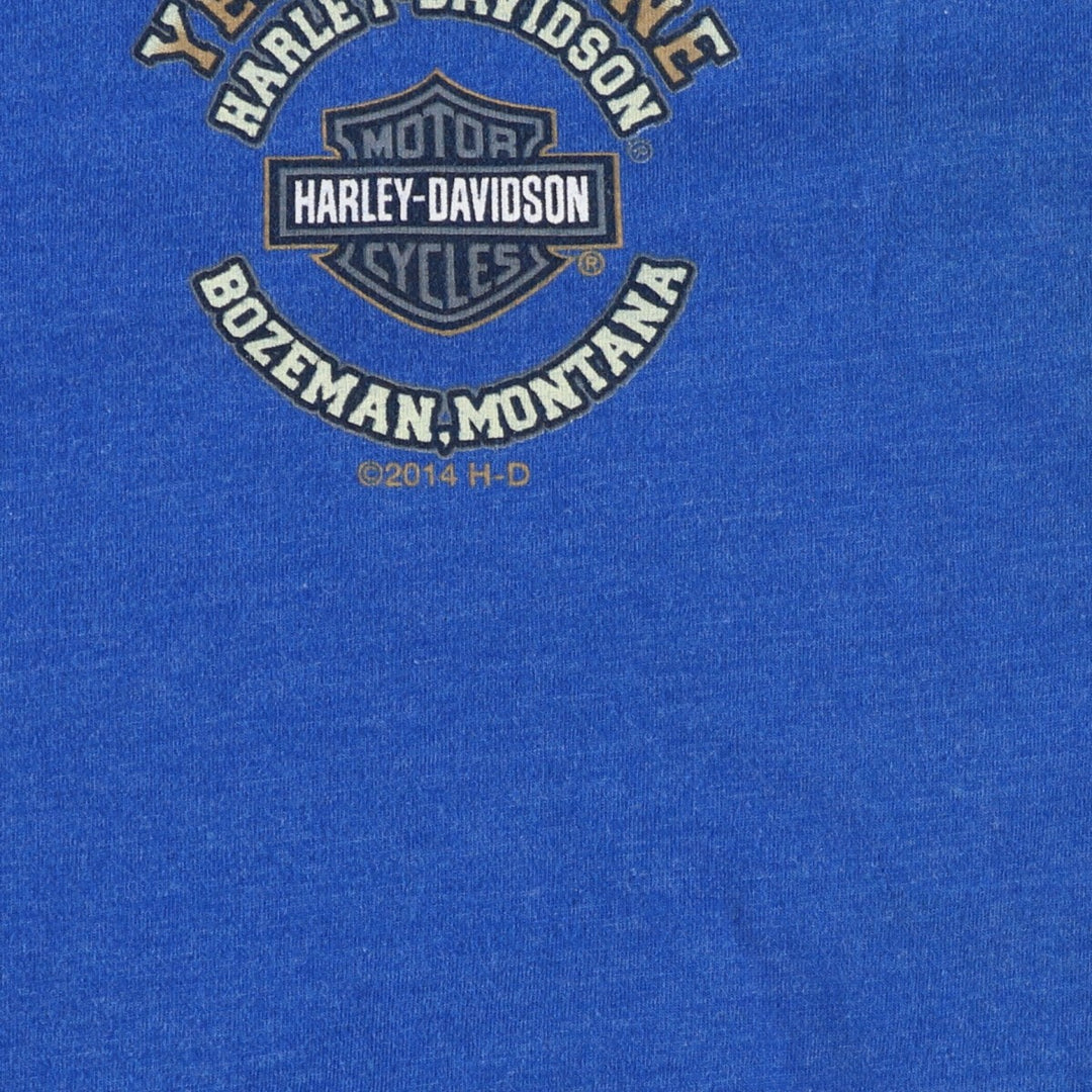 Big Size Harley-Davidson Motorcycle Bike T-Shirt Men's XXXL /eaa443017