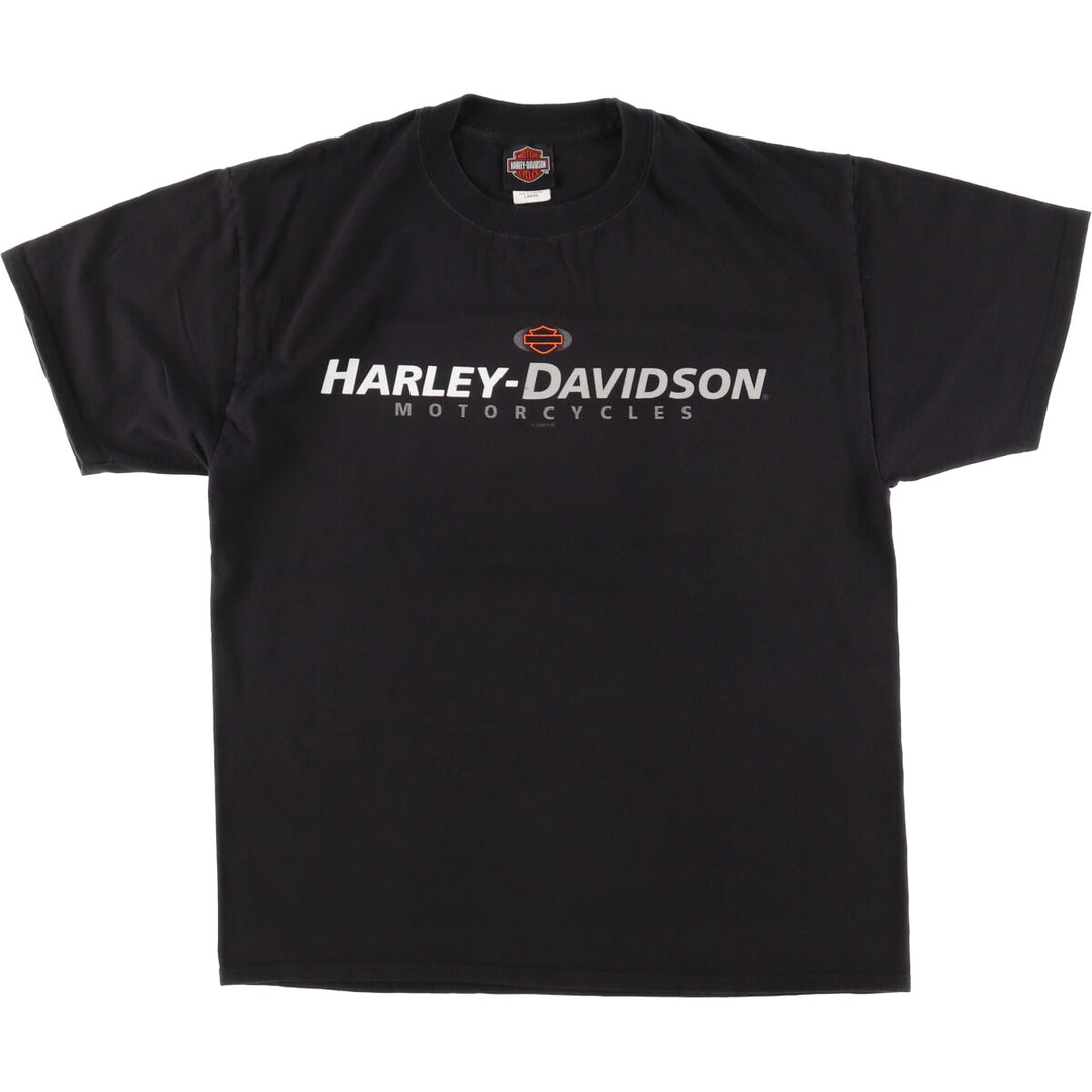 00'S Harley-Davidson Motorcycle Bike T-shirt Men's L /eaa443024