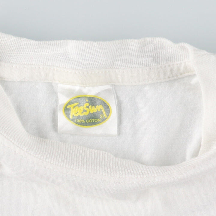 TEESUN Back Print T-Shirt Men's L /eaa443034