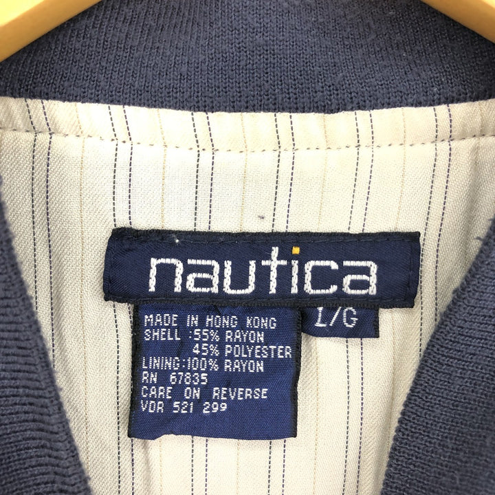 90'S NAUTICA Rayon Blouson Men's L Vintage /eaa443070