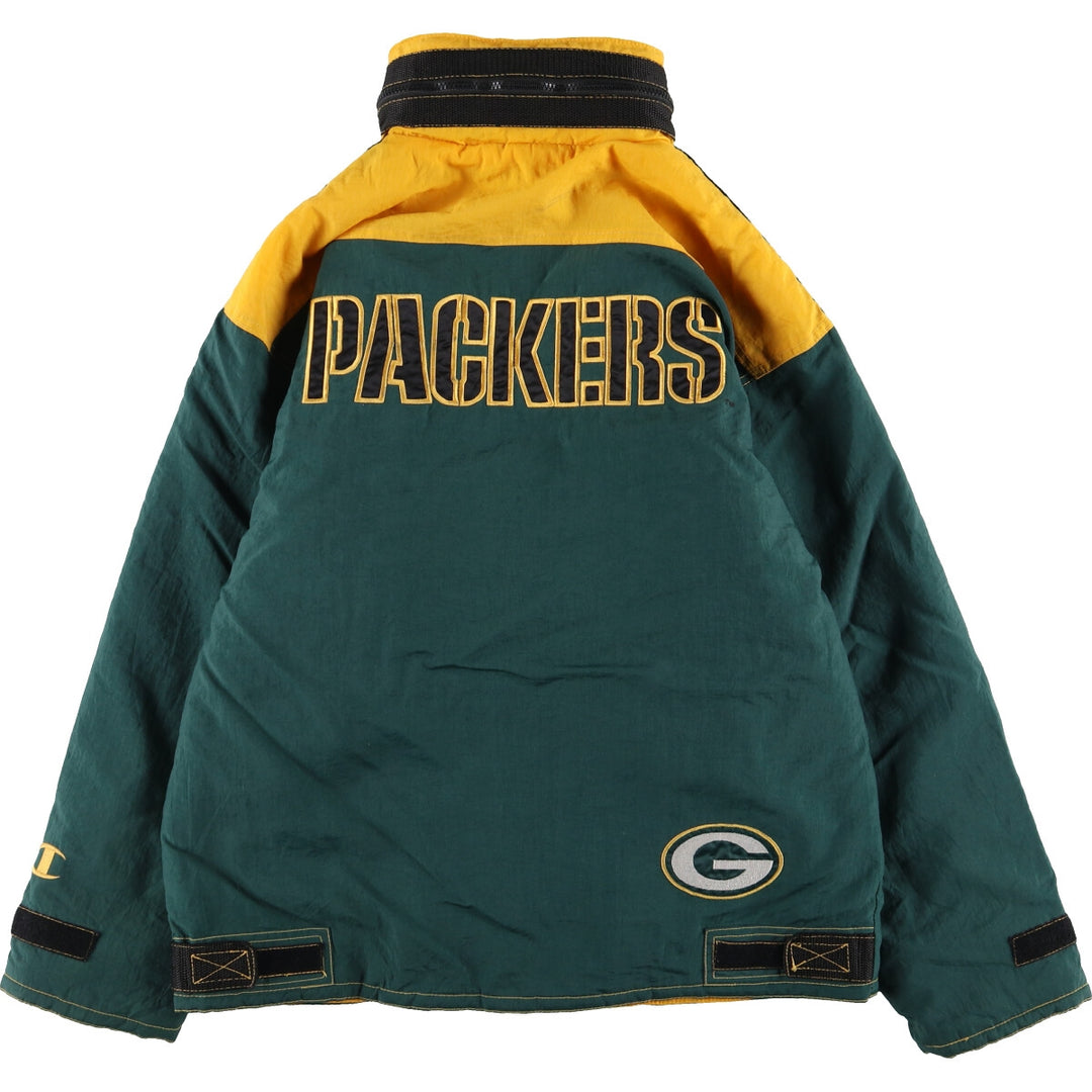 90'S Champion NFL Green Bay Packers padded puffer jacket, men's M size, vintage / eaa443080