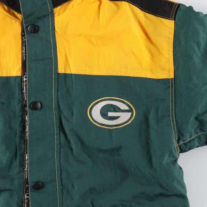 90'S Champion NFL Green Bay Packers padded puffer jacket, men's M size, vintage / eaa443080