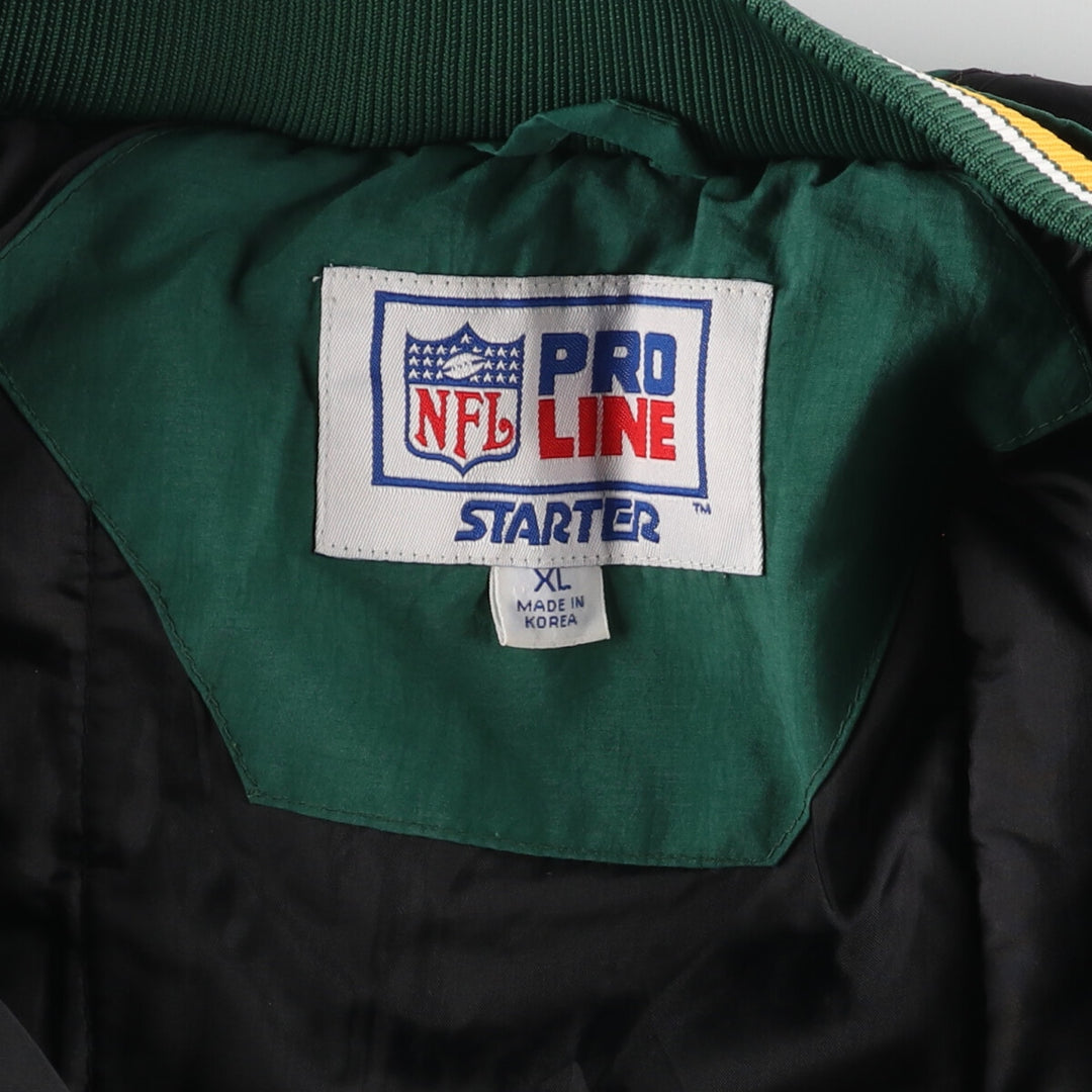 90'S Starter NFL Green Bay Packers Padded Anorak Jacket Puffer Jacket Men's XL /eaa443085