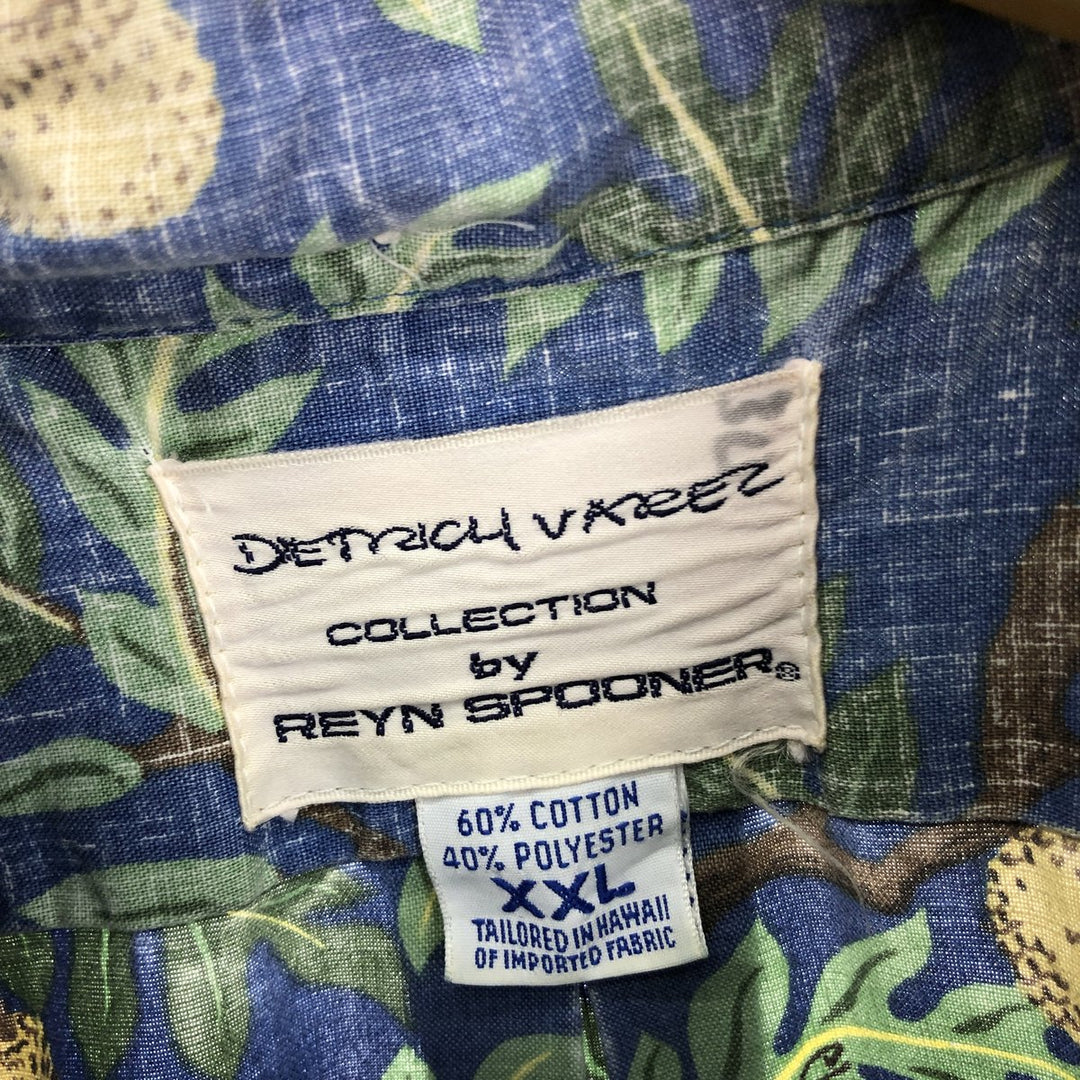 Reyn Spooner DIETRICH VAREZ COLLECTION All-over Print Button-Down Hawaiian Aloha Shirt Made in Hawaii Men's XXL /eaa443101