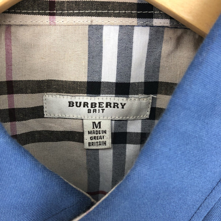 Burberry's BRIT long sleeve button down shirt, made in England, men's M /eaa443175