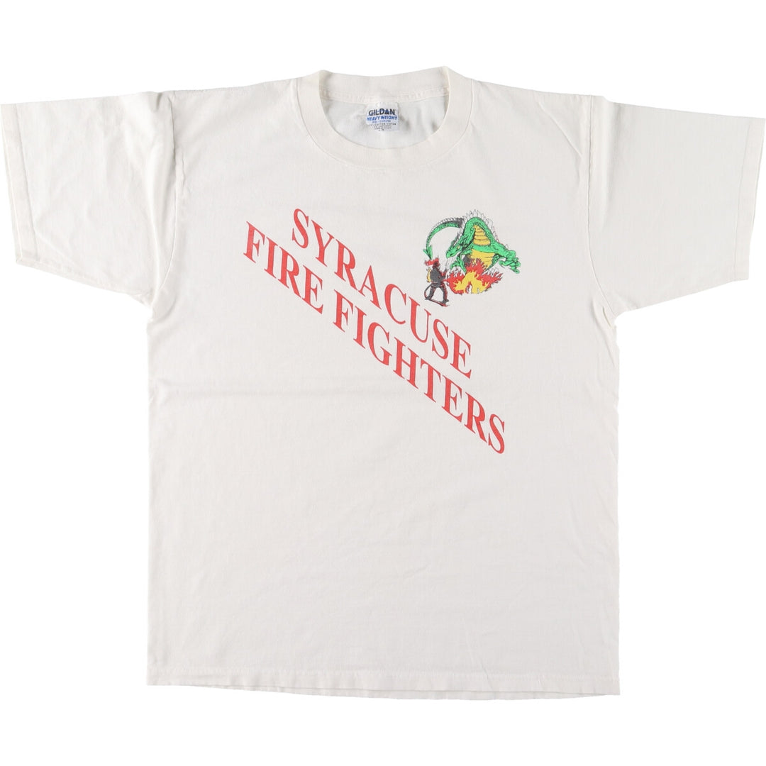 90s~ Gildan Printed T-shirt, Men's L, Vintage /eaa443333