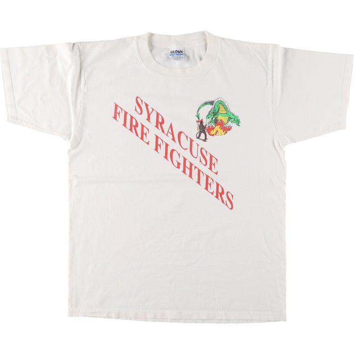90s~ Gildan Printed T-shirt, Men's L, Vintage /eaa443333