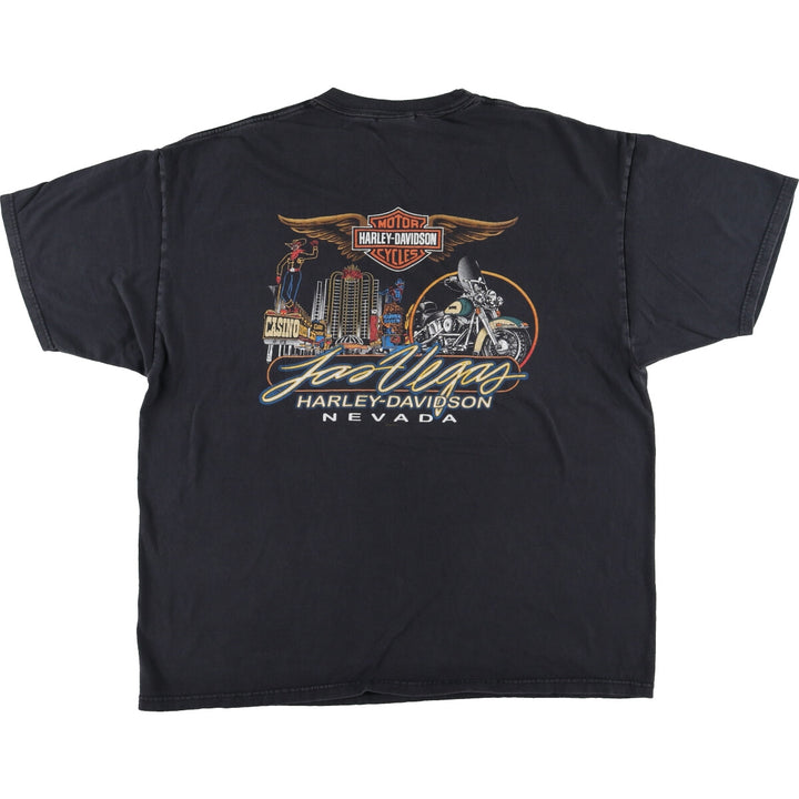 00'S Harley-Davidson Motorcycle Bike T-shirt Made in USA Men's XXL /eaa443351