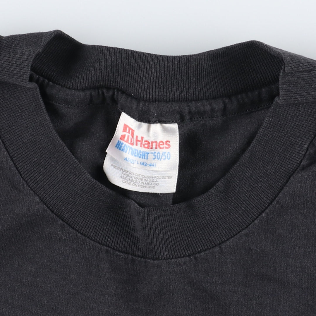 90'S Hanes Printed T-shirt Made in USA Men's L Vintage /eaa443373