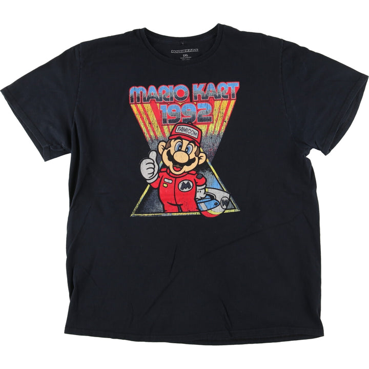 SUPER MARIO Super Mario character print T-shirt Men's XXL /eaa443418