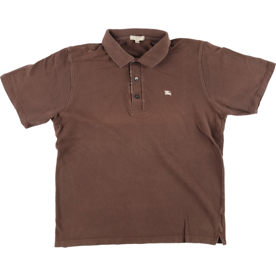Burberry's LONDON short sleeve polo shirt made in England, men's XXL /eaa443483