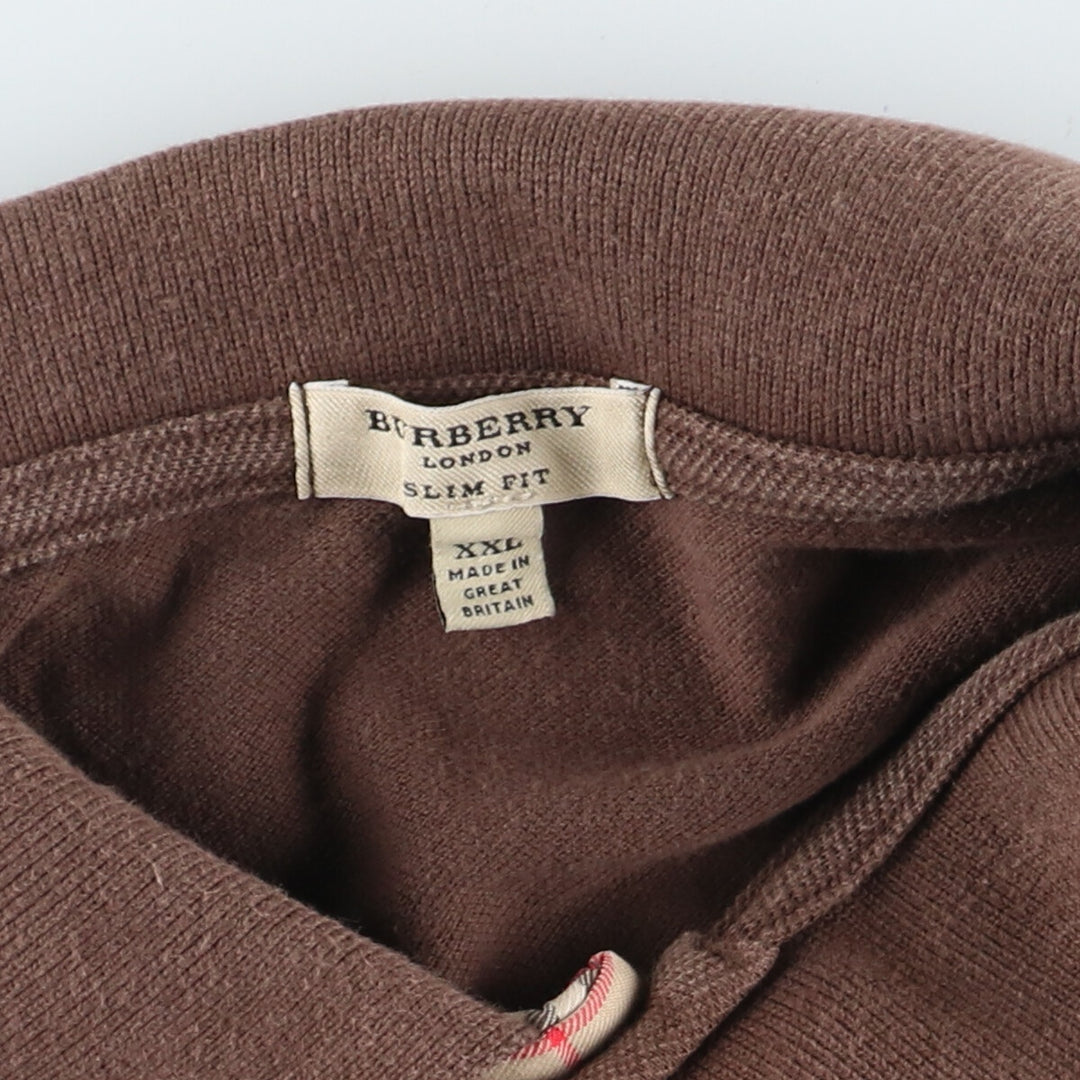 Burberry's LONDON short sleeve polo shirt made in England, men's XXL /eaa443483