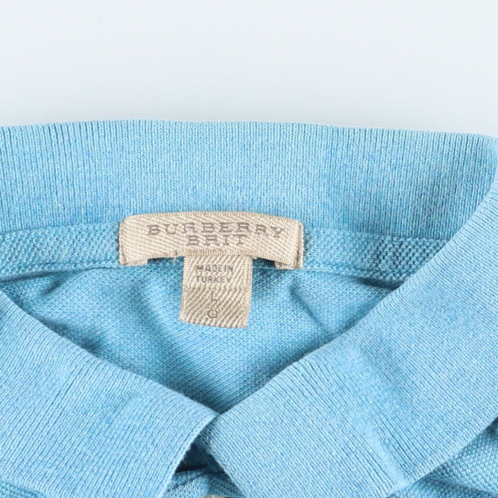 Burberry's short sleeve polo shirt, men's L /eaa443484