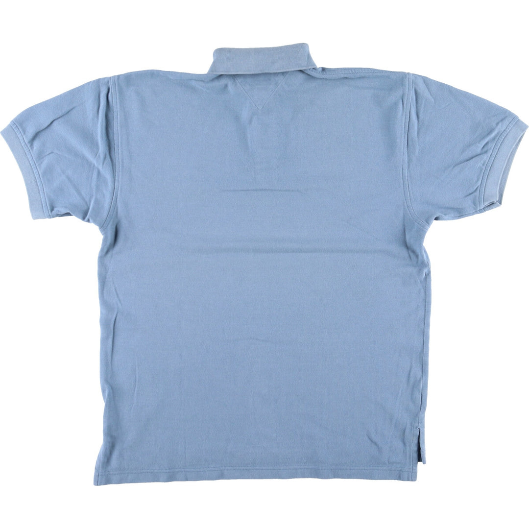 90'S Tommy Hilfiger short sleeve polo shirt, men's size S, vintage cotton blue type Vintage Second Hand