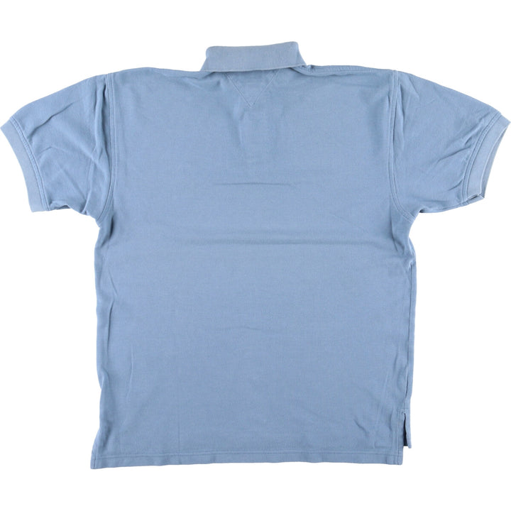 90'S Tommy Hilfiger short sleeve polo shirt, men's size S, vintage cotton blue type Vintage Second Hand