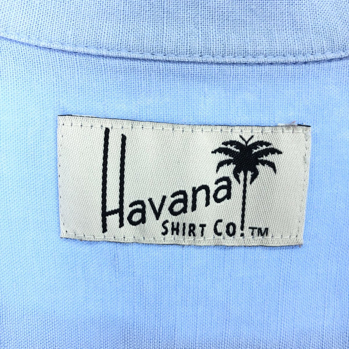 HAVANA Short Sleeve Open Collar Mexican Shirt Cuban Shirt Men's XL /eaa443561