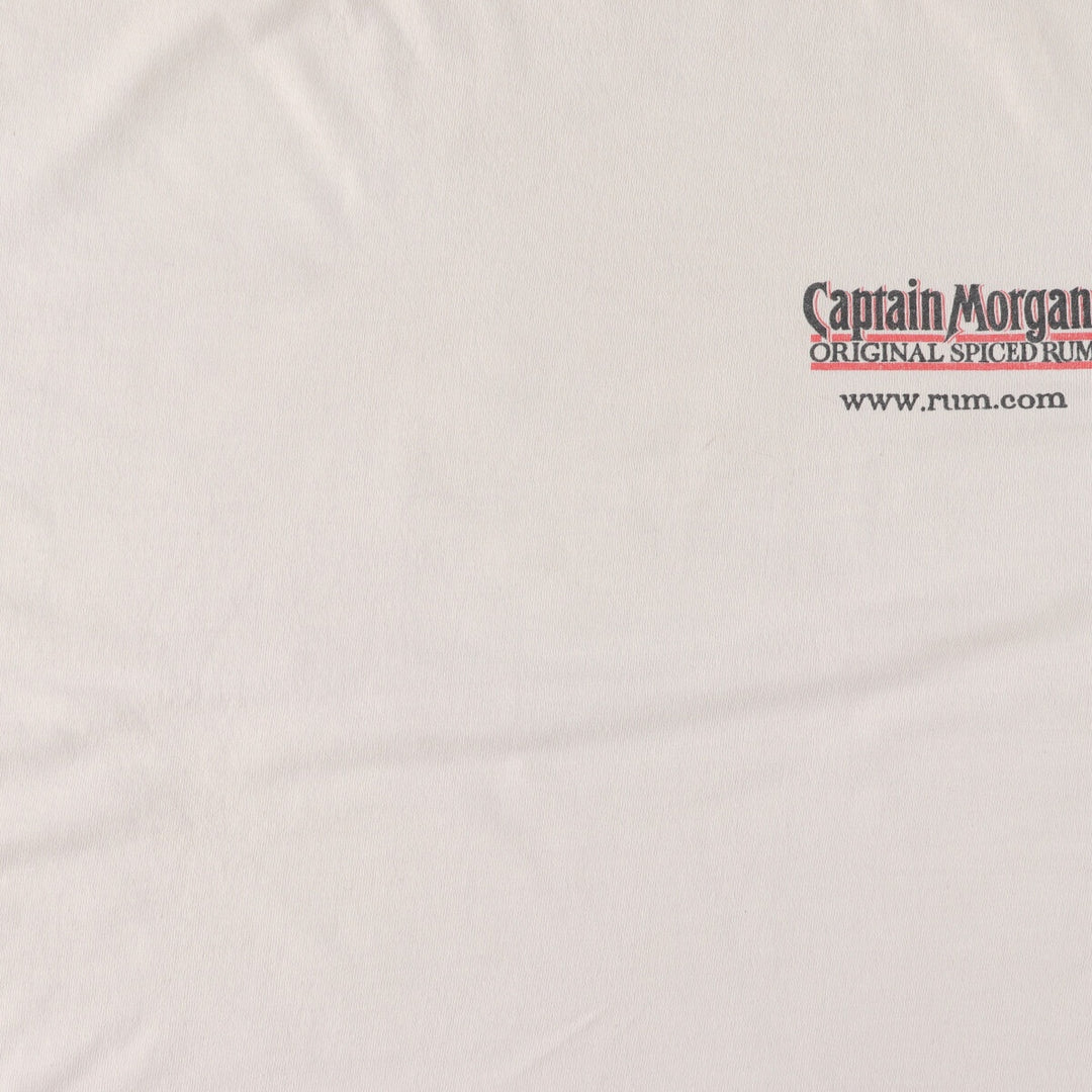 00'S Fruit of the Loom Captain Morgan Advertising T-shirt Men's XL /eaa443575