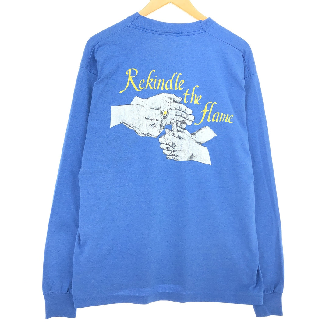 90'S Back Print Long Sleeve T-Shirt Long Sleeve Men's L Vintage /eaa443586