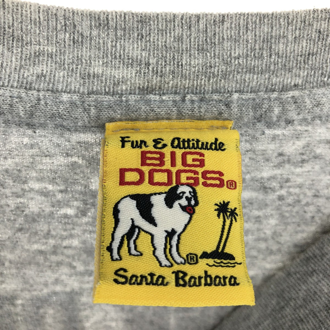 00'S BIG DOGS Long T-shirt Long T Men's L /eaa443597