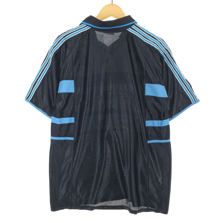 90'S Adidas Olympique de Marseille Collared Soccer Jersey Game Shirt Men's L Vintage /eaa443673