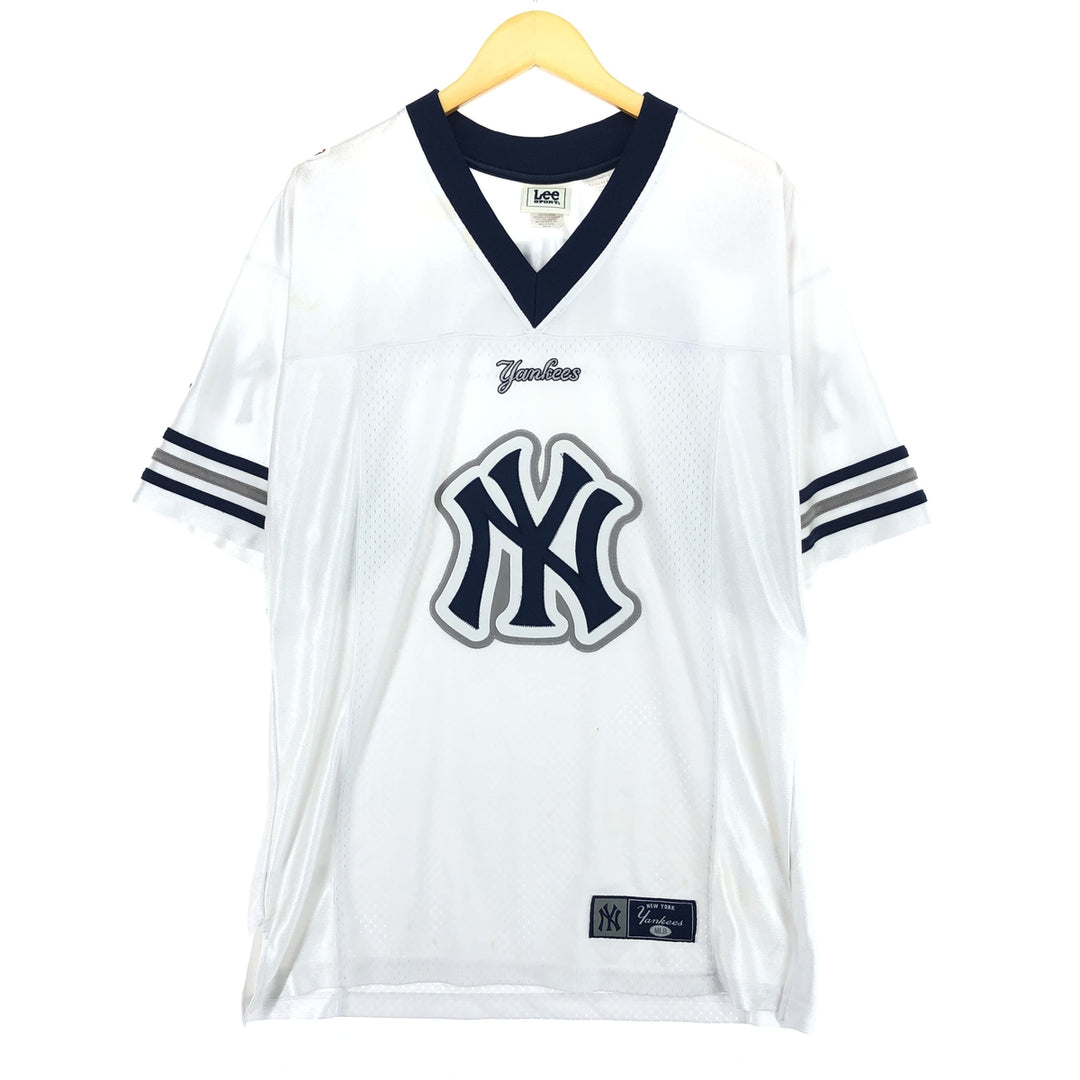 Lee SPORT MLB New York Yankees Replica V-neck Mesh Game Shirt Baseball Shirt Men's M /eaa443674