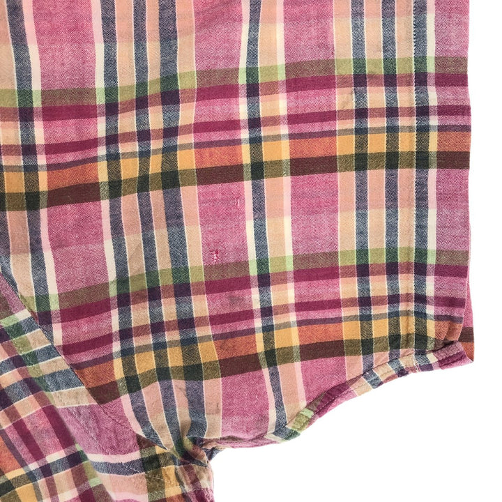 Ralph Lauren BLAKE short sleeve button down check shirt men's XL /eaa443770